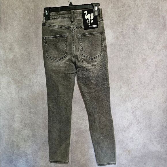 Sandrine Rose x Free People Slim Denim Distressed Jeans Size 24 - Picture 5 of 5